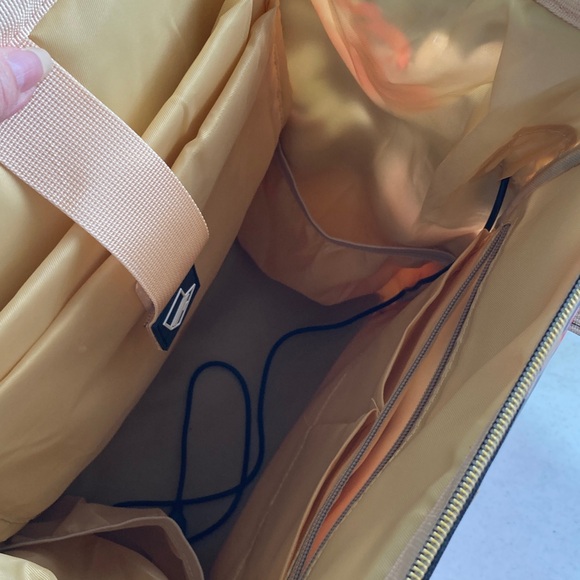 VS NOON Black Floral Backpack with Pink Roses - Picture 4 of 16